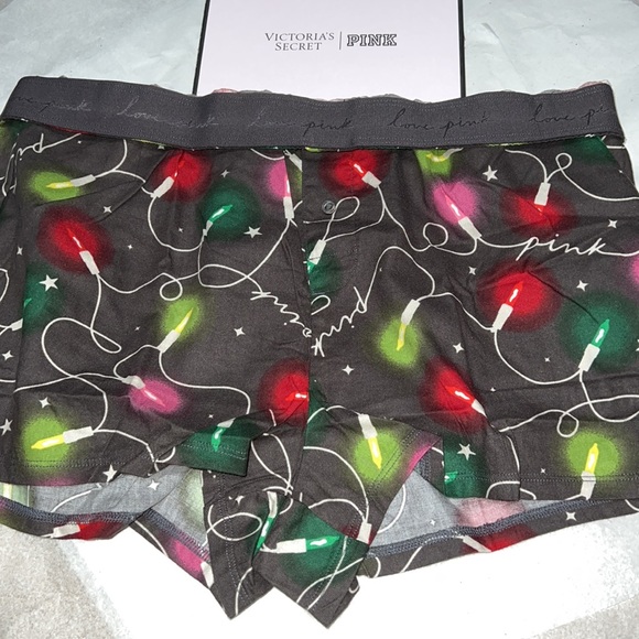 (L) Victoria's Secret/PINK Flannel Short - Picture 5 of 10